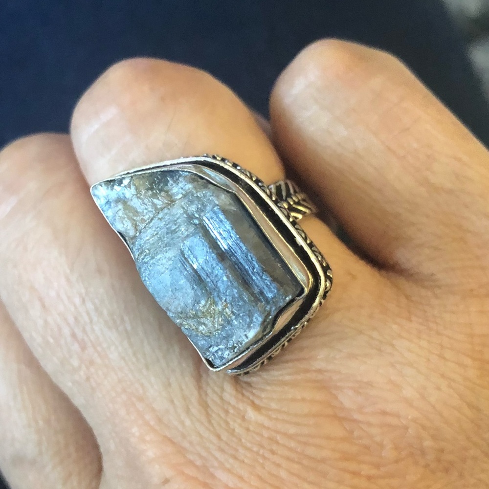 Natural Kyanite Ring